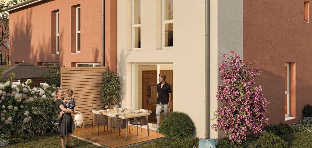 Programme immobilier neuf LIVA - Aucamville près du métro et centre commercial (31140) - Référence : 14865