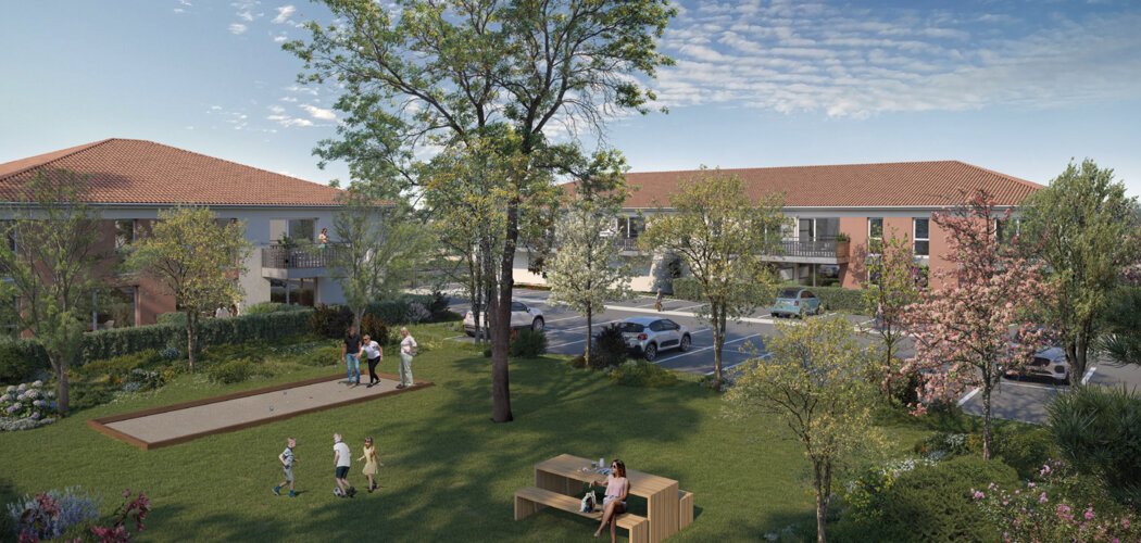 Programme immobilier neuf LIVA - Aucamville près du métro et centre commercial (31140) - Référence : 14865