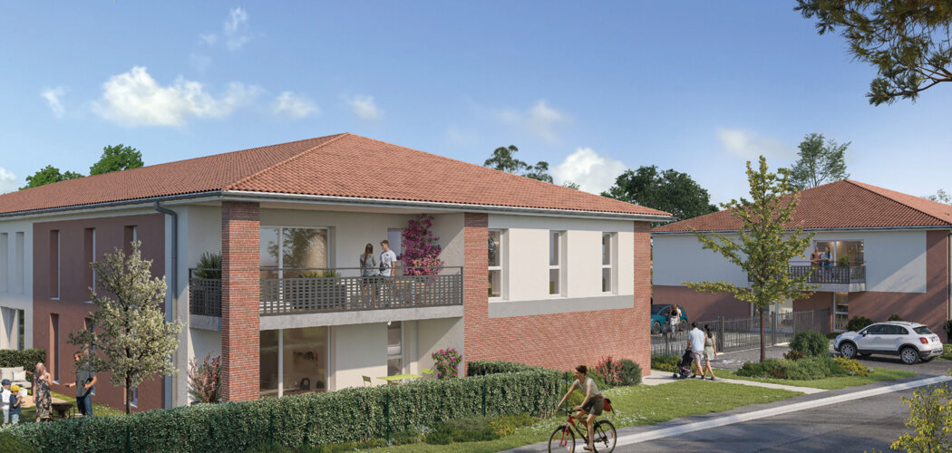 Programme immobilier neuf LIVA - Aucamville près du métro et centre commercial (31140) - Référence : 14865
