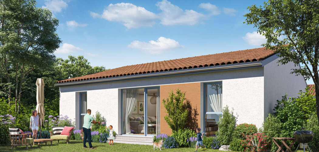 Programme immobilier neuf LE DOMAINE DE L'HERS - Baziège : logements neufs sécurisés et verdoyants proche des transports (31450) - Référence : 14805
