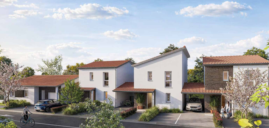 Programme immobilier neuf LE DOMAINE DE SAINT-PRIM - Bessières maisons et appartements-jardins près du centre (31660) - Référence : 17327