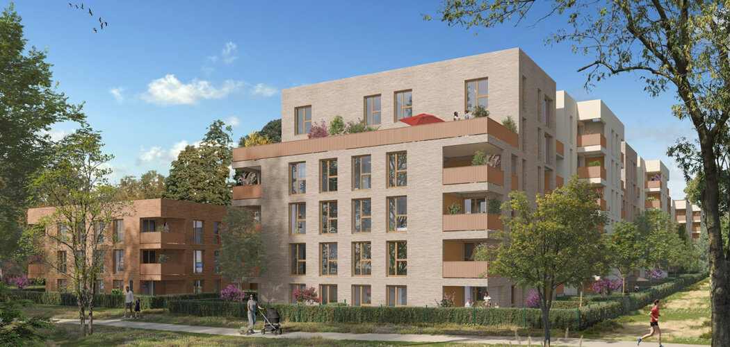 Programme immobilier neuf RIOU - Blagnac cadre résidentiel proche Garonne appartements avec extérieur (31700) - Référence : 17157