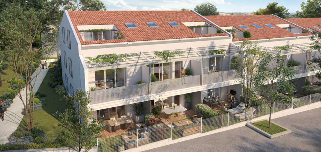 Programme immobilier neuf 28-30 VIEUX CHEMIN DE GRENADE - Blagnac près des  transports en commun (31700) - Référence : 13751