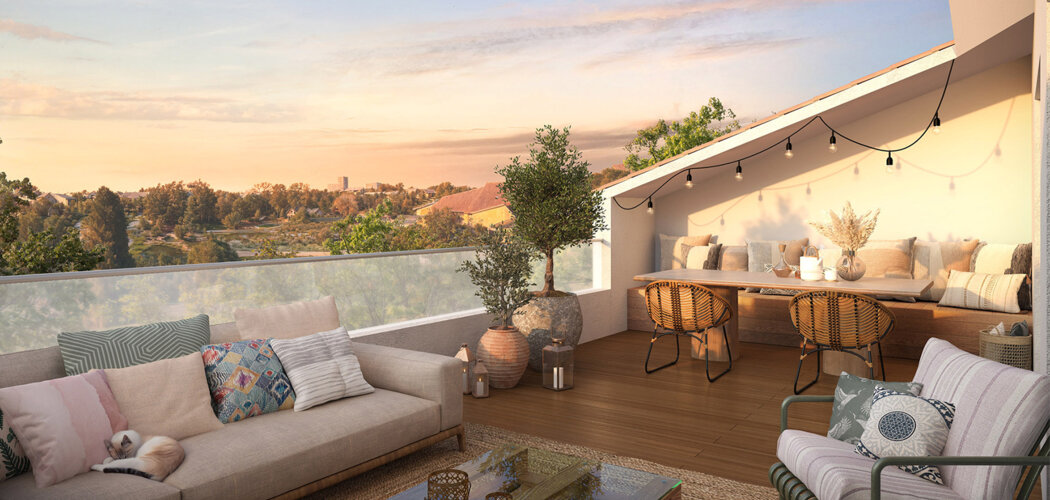 Programme immobilier neuf ARIA - Blagnac près du parc Odyssud et du cœur de ville (31700) - Référence : 14819