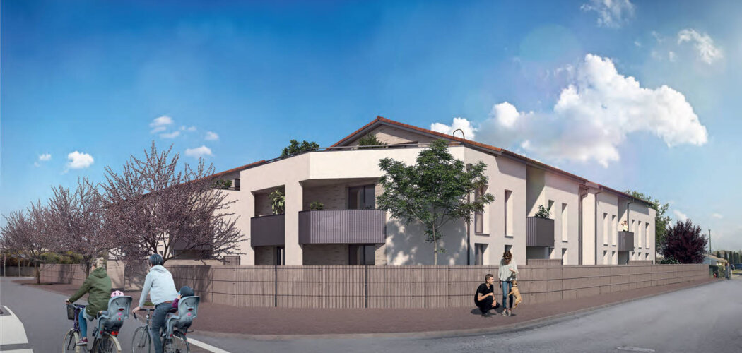 Programme immobilier neuf SOLARIS - Bruguières centre-ville près bus Tisséo (31150) - Référence : 13972