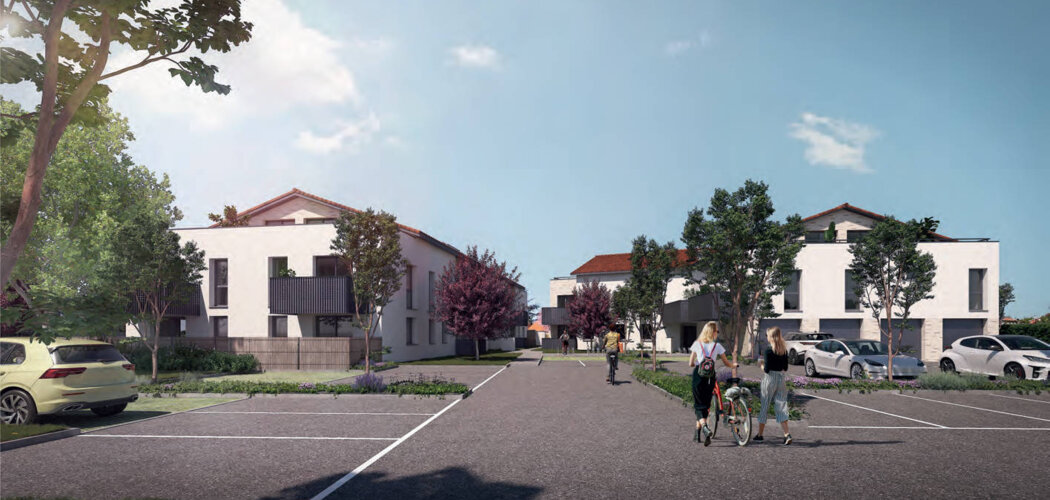 Programme immobilier neuf SOLARIS - Bruguières centre-ville près bus Tisséo (31150) - Référence : 13972