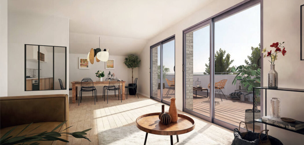 Programme immobilier neuf SOLARIS - Bruguières centre-ville près bus Tisséo (31150) - Référence : 13972
