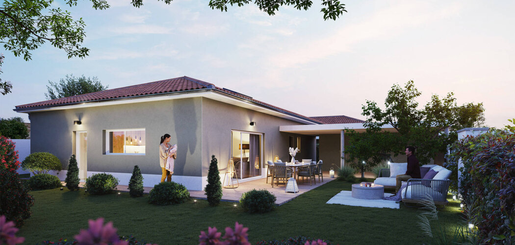 Programme immobilier neuf RÉSIDENCE TERRE D'ARGILE - Bruguières : logements neufs sécurisés et verdoyants proche des commodités (31150) - Référence : 14882