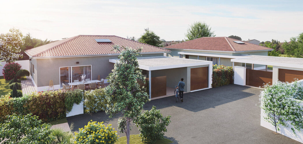 Programme immobilier neuf RÉSIDENCE TERRE D'ARGILE - Bruguières : logements neufs sécurisés et verdoyants proche des commodités (31150) - Référence : 14882
