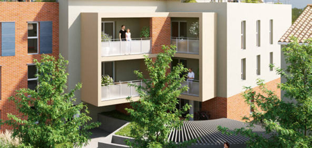 Programme immobilier neuf ROSSO - Castanet-Tolosan : logements neufs sécurisés et verdoyants proche des commodités (31320) - Référence : 14795