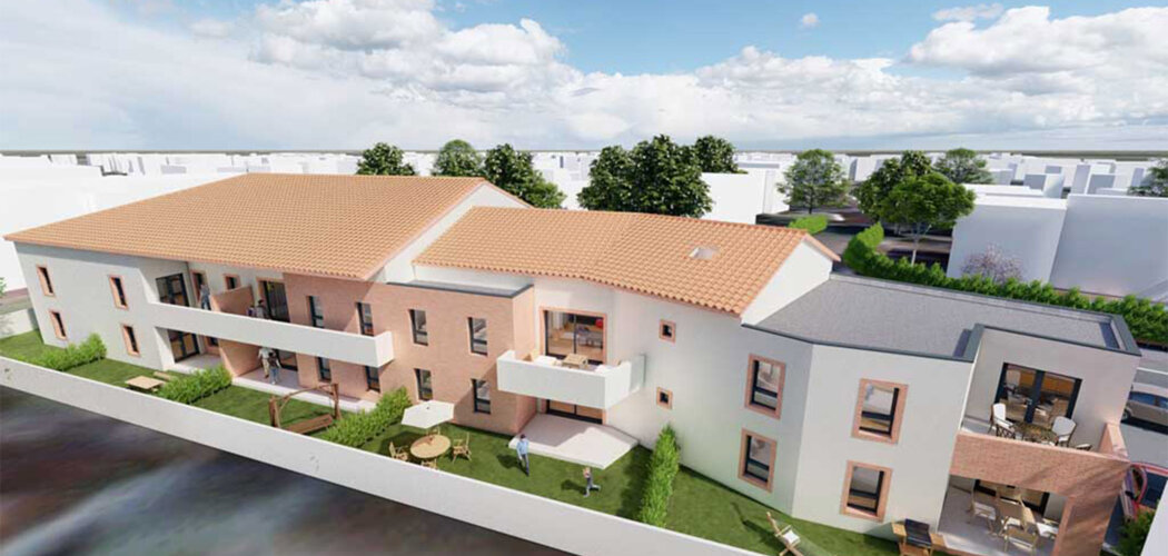 Programme immobilier neuf RESIDENCE COTE OUEST - Castelginest à deux pas du centre ville (31780) - Référence : 12810