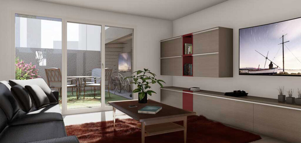 Programme immobilier neuf RESIDENCE TERRES ROSES - Castelginest centre-ville à proximité de la Grande Place (31780) - Référence : 12853