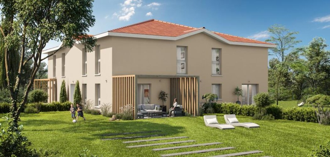 Programme immobilier neuf LES CARRÉS TOLOSAN - Castelmaurou : Résidence T4 avec luminosité naturelle et espaces extérieurs proche des transports (31180) - Référence : 4639