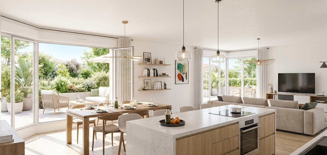Programme immobilier neuf Almaya - Colomiers résidence lumineuse près future ligne C (31770) - Référence : 17270