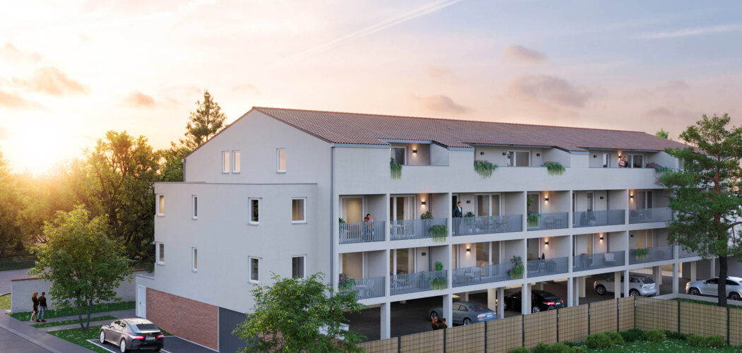 Programme immobilier neuf Krysalis - Cugnaux : Résidence T2–T4 avec cadre résidentiel et confort optimisé proche des commodités (31270) - Référence : 7091