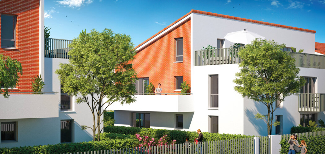 Programme immobilier neuf RESIDENCE LES JARDINS DE GUILLAUME - Eaunes adresse de village aux portes de Toulouse (31600) - Référence : 12078