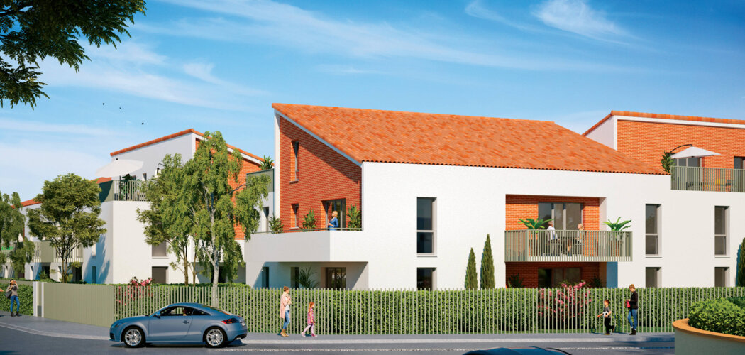 Programme immobilier neuf RESIDENCE LES JARDINS DE GUILLAUME - Eaunes adresse de village aux portes de Toulouse (31600) - Référence : 12078