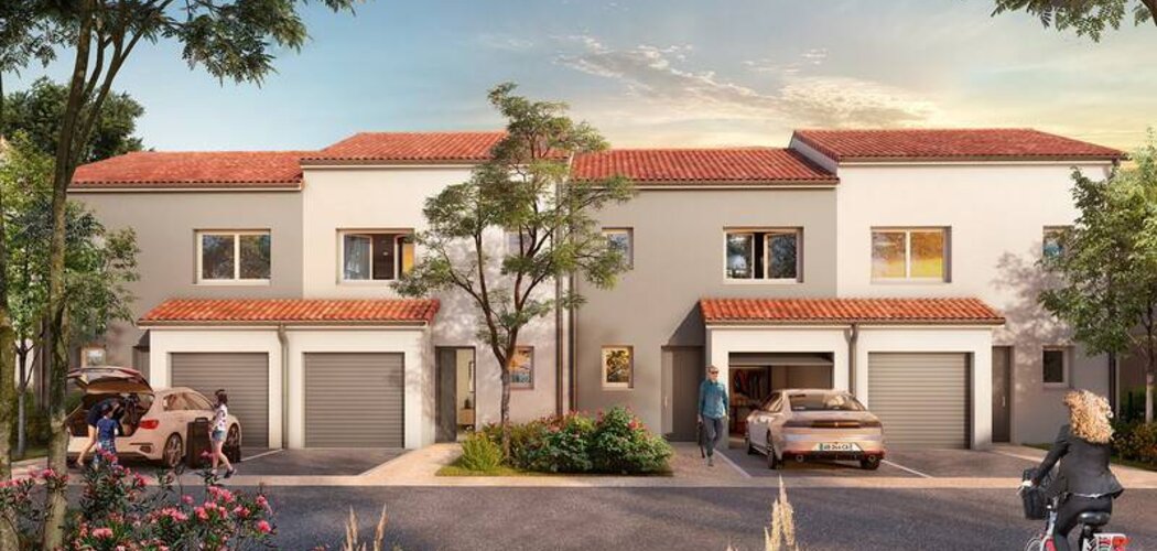 Programme immobilier neuf Le Clos Sauveur - Frouzins lisière du canal Saint-Martory (31270) - Référence : 8151