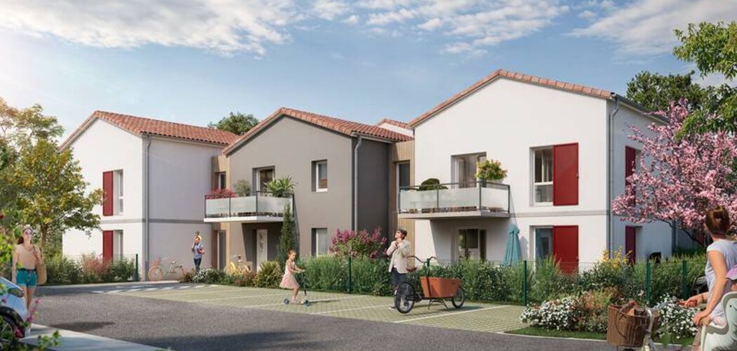 Programme immobilier neuf Le Clos Sauveur - Frouzins lisière du canal Saint-Martory (31270) - Référence : 8151