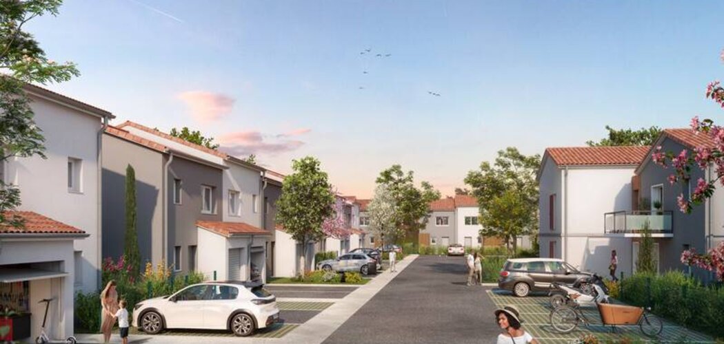 Programme immobilier neuf Le Clos Sauveur - Frouzins lisière du canal Saint-Martory (31270) - Référence : 8151