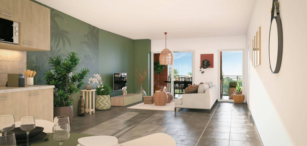Programme immobilier neuf GRANERO - Gagnac-sur-Garonne  le long du fleuve (31150) - Référence : 14875
