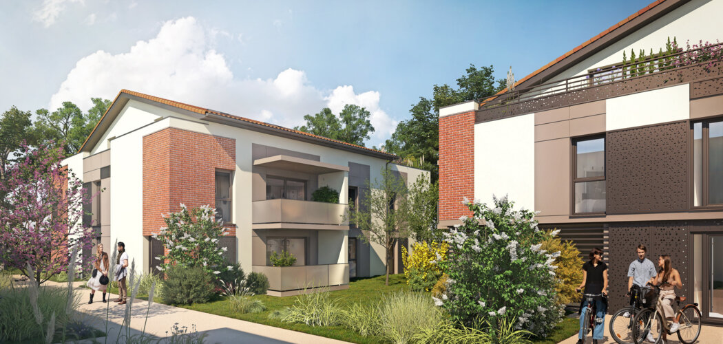Programme immobilier neuf SAISONS - Gratentour : logements neufs éligibles PTZ dans un cadre résidentiel sécurisé (31150) - Référence : 7407