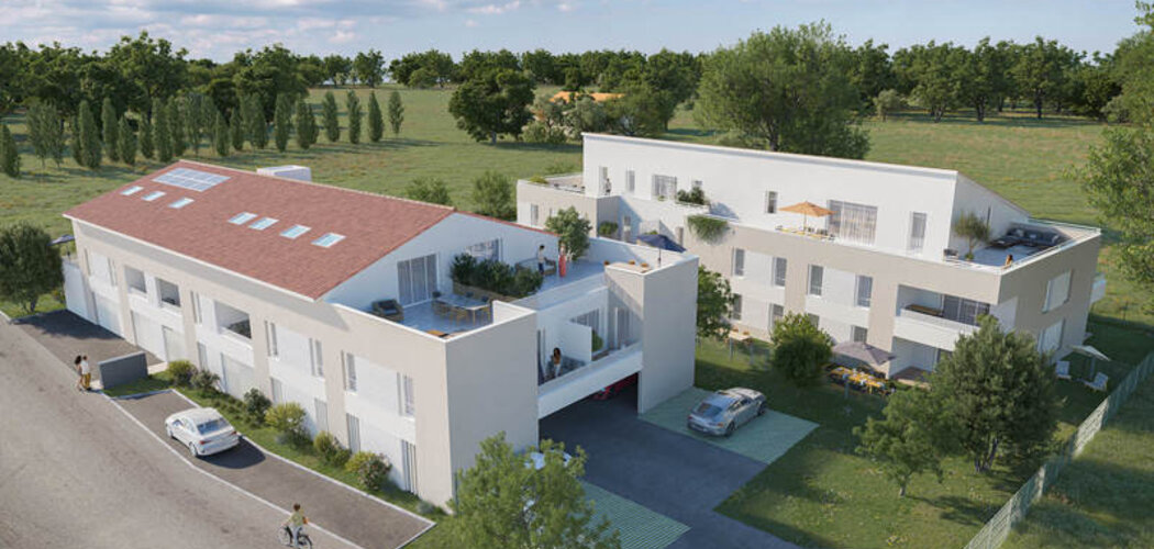 Programme immobilier neuf HORIZON - Pins-Justaret : appartements neufs sécurisés et verdoyants proche de la médiathèque (31860) - Référence : 14822