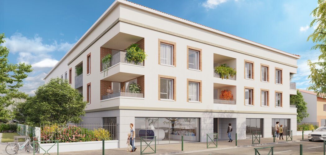 Programme immobilier neuf RÉSIDENCE NEVADA - Pins-Justaret : logements neufs lumineux et sécurisés en centre-ville (31860) - Référence : 14821