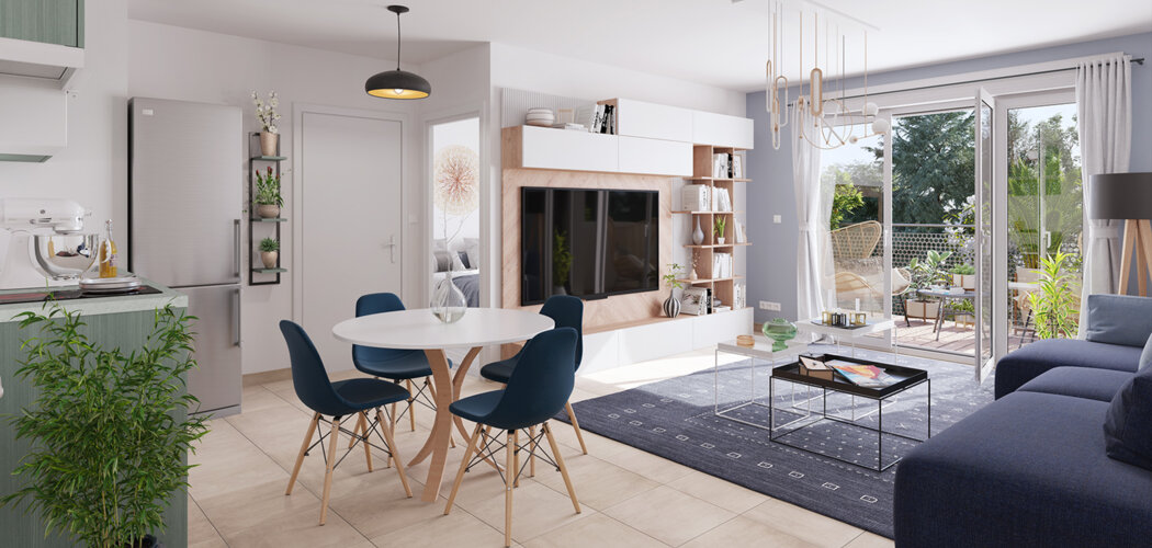 Programme immobilier neuf RÉSIDENCE NEVADA - Pins-Justaret : logements neufs lumineux et sécurisés en centre-ville (31860) - Référence : 14821