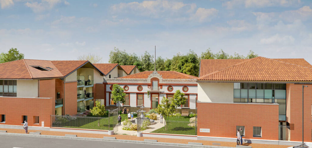 Programme immobilier neuf LES JARDINS D'ARCADIE - Plaisance-du-Touch résidence séniors réhabilitée à deux pas du lac (31830) - Référence : 12563