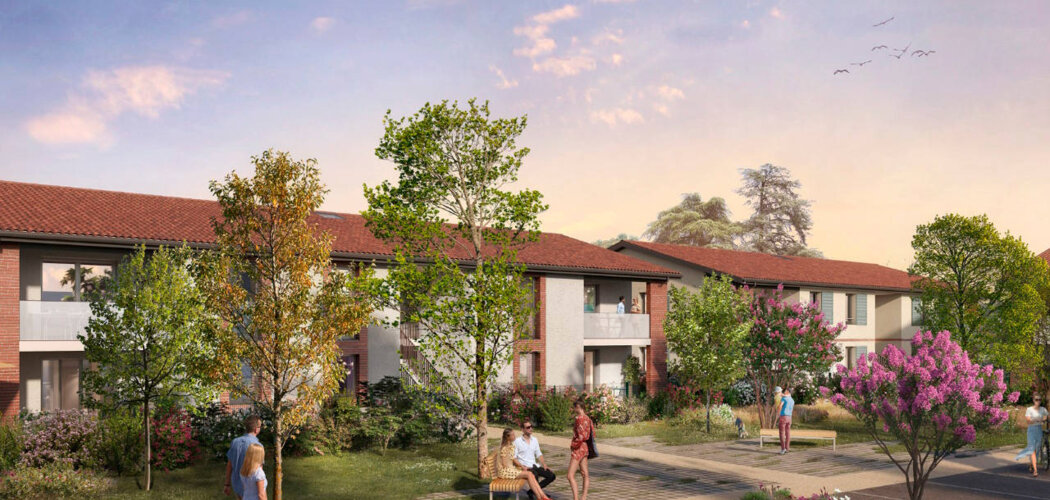 Programme immobilier neuf ABELIA - Pompertuzat à proximité du centre commercial (31450) - Référence : 17660