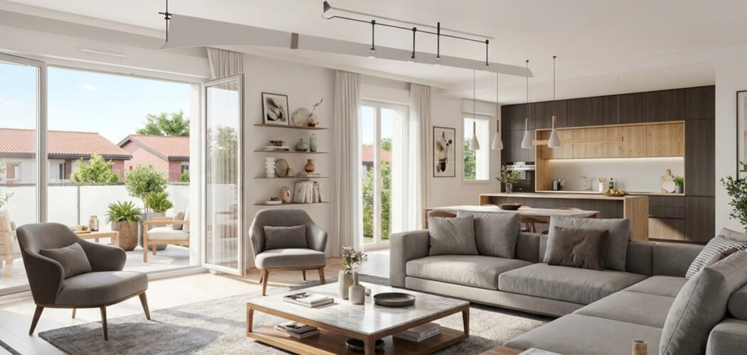 Programme immobilier neuf ABELIA - Pompertuzat à proximité du centre commercial (31450) - Référence : 17660