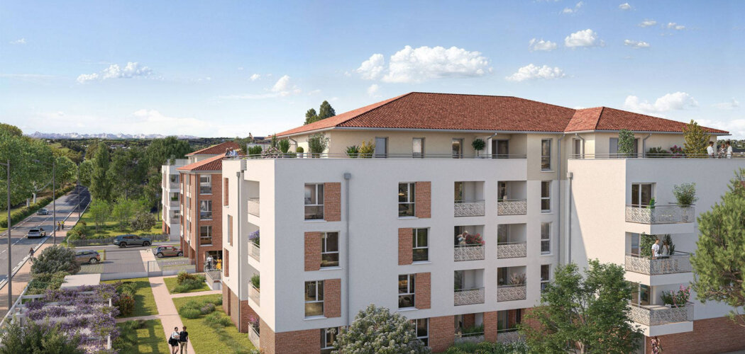 Programme immobilier neuf VIVRE ENSEMBLE QUINT-FONSEGRIVES - Quint-Fonsegrives cadre résidentiel à 30 min de Toulouse (31130) - Référence : 14885