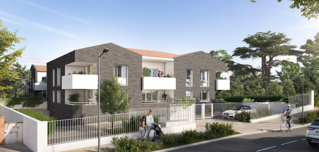Programme immobilier neuf HARMONIE - Quint-Fonsegrives : logements neufs proches de Toulouse et des transports (31130) - Référence : 14880