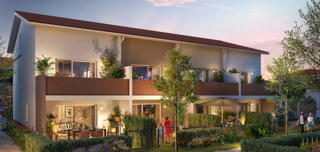 Programme immobilier neuf RÉSIDENCE DU LAGO - Roques : Résidence T2–T3 avec cadre résidentiel et confort optimisé proche des commodités (31120) - Référence : 6848