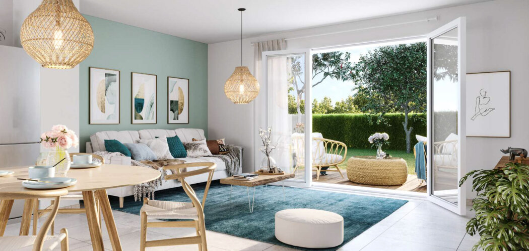 Programme immobilier neuf VILLAS ROSEAUX - Saint-Jean villas duplex avec garage près de Toulouse (31240) - Référence : 14866