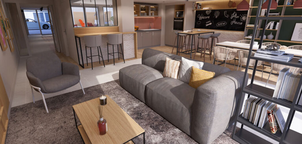 Programme immobilier neuf Prim'House Midi - Toulouse cadre connecté proche services et transports (31000) - Référence : 18098