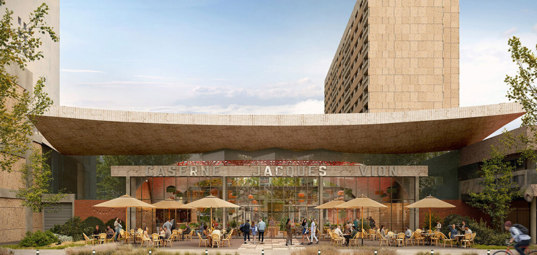 Programme immobilier neuf CASERNE JACQUES VION - Toulouse cadre urbain Saint Cyprien réhabilitation avec parc paysager (31000) - Référence : 17178