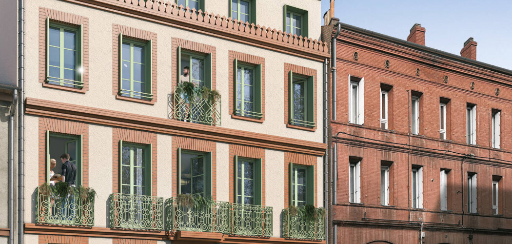 Programme immobilier neuf CARRE MARENGO - Toulouse Déficit Foncier situé quartier Marengo (31000) - Référence : 14851