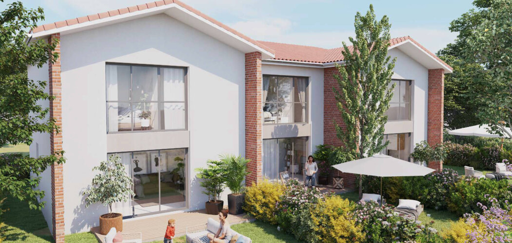 Programme immobilier neuf Les Jardins de Saint-Simon - Toulouse en plein  quartier Saint-Simon (31000) - Référence : 15117