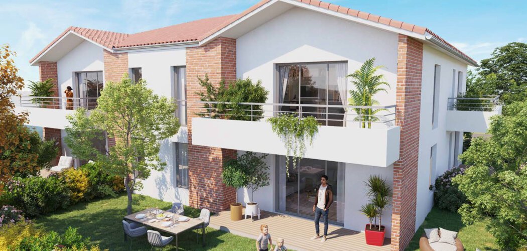 Programme immobilier neuf Les Jardins de Saint-Simon - Toulouse en plein  quartier Saint-Simon (31000) - Référence : 15117