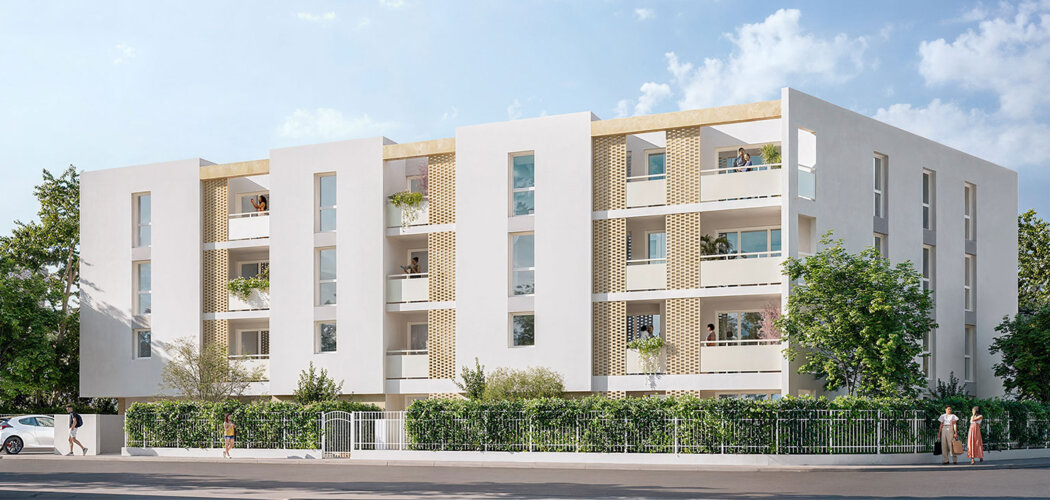 Programme immobilier neuf HORA - Toulouse Lardenne à 13 min du campus résidence intimiste et calme (31000) - Référence : 17343