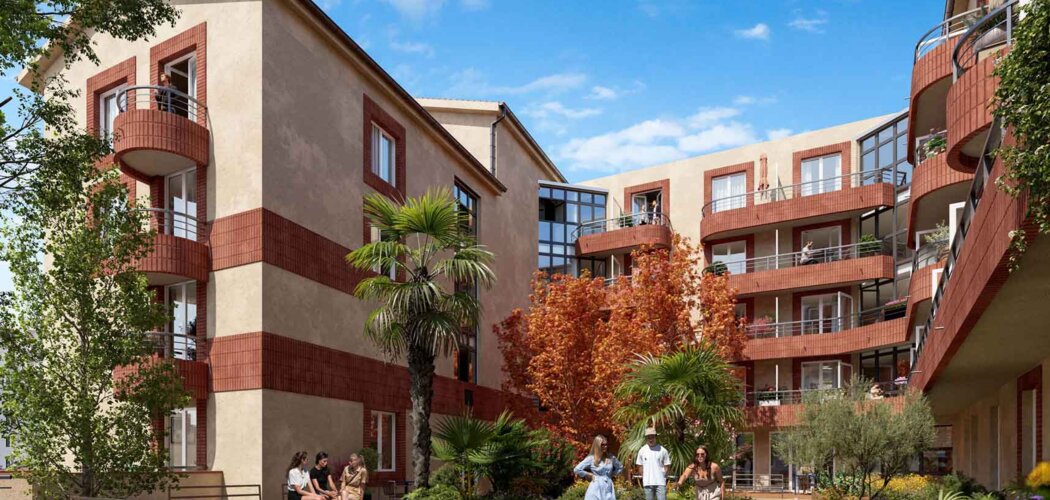 Programme immobilier neuf STUDENTLY TOULOUSE ST CYPRIEN - Toulouse, logements étudiants et proximité ICAM en résidence moderne (31000) - Référence : 15980