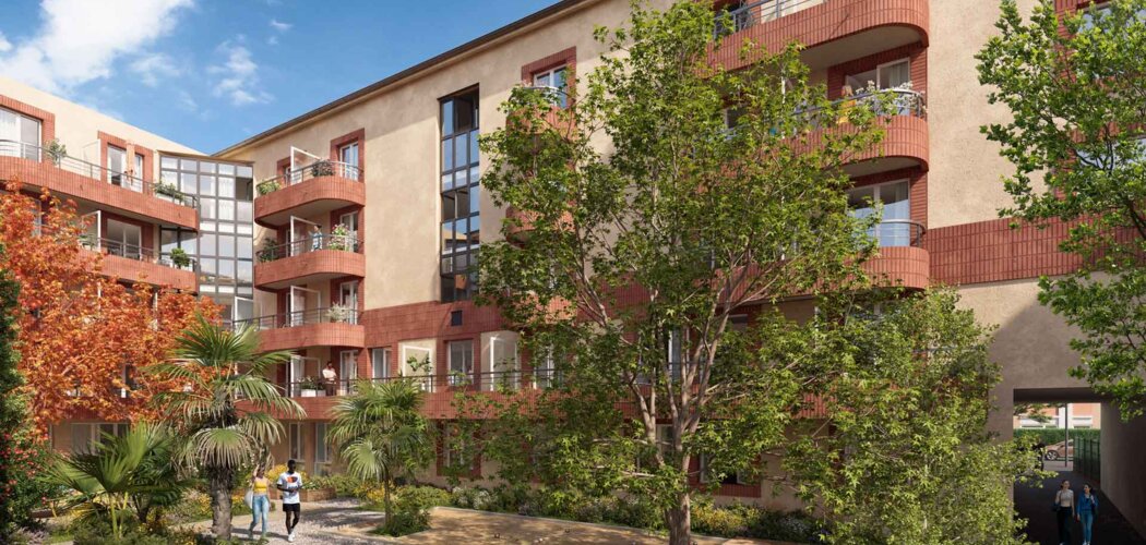 Programme immobilier neuf STUDENTLY TOULOUSE ST CYPRIEN - Toulouse, logements étudiants et proximité ICAM en résidence moderne (31000) - Référence : 15980