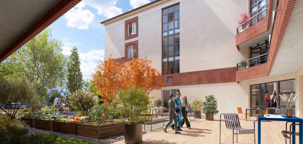 Programme immobilier neuf STUDENTLY TOULOUSE ST CYPRIEN - Toulouse, logements étudiants et proximité ICAM en résidence moderne (31000) - Référence : 15980