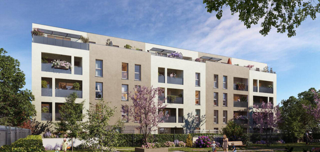 Programme immobilier neuf VIOLETTE DES FAUBOURGS / MINIME LAUTREC - Toulouse : logements neufs lumineux et familiaux aux Minimes (31000) - Référence : 7318
