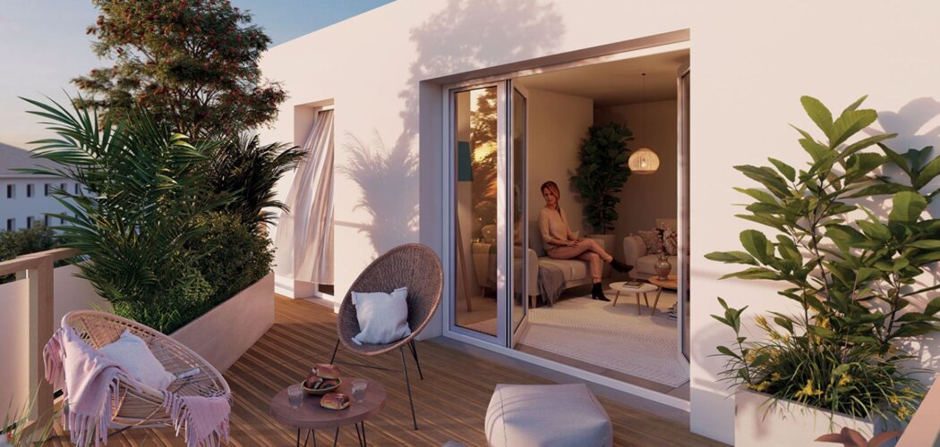 Programme immobilier neuf Villa Saint-Cyprien - Toulouse : logements neufs sécurisés et verdoyants proche des espaces verts (31000) - Référence : 8051