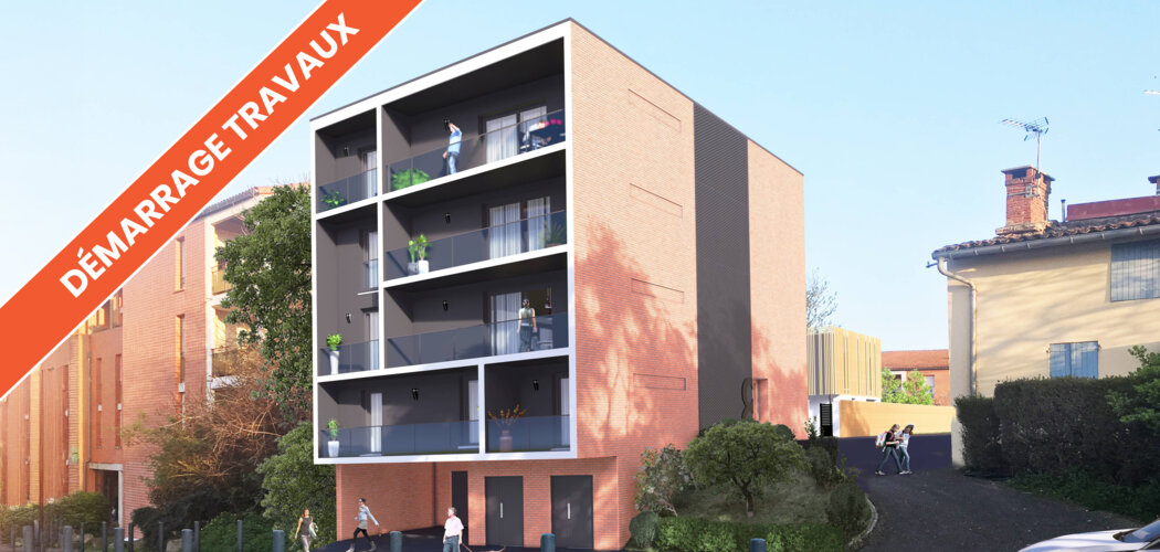 Programme immobilier neuf LABEL ROSE - Toulouse : logements neufs sur les hauteurs de Pouvourville proches du centre-ville (31000) - Référence : 9342