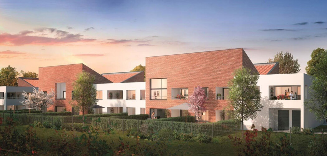 Programme immobilier neuf NATURÉA - TR LIBRE - Toulouse Nord : Résidence T2–T3 avec style toulousain et confort moderne proche des commodités (31000) - Référence : 14204