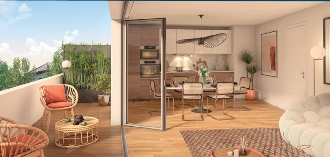Programme immobilier neuf PANORAMA - Toulouse résidence en plein quartier de la Côte Pavée (31000) - Référence : 9359